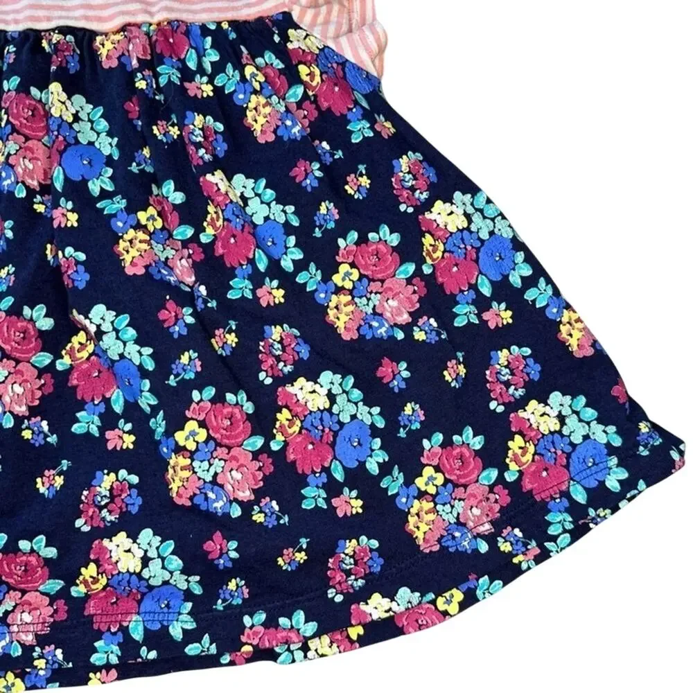 Adventure Wear by Copper Key Girls 2T Multicolor Floral Short Sleeve Dress